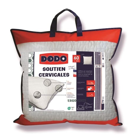 Dodo oreiller 55x55cm ferme soutien cervicales