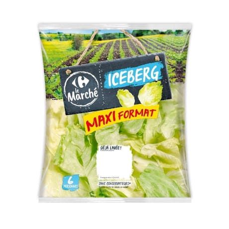Carrefour le marché salade iceberg 450g