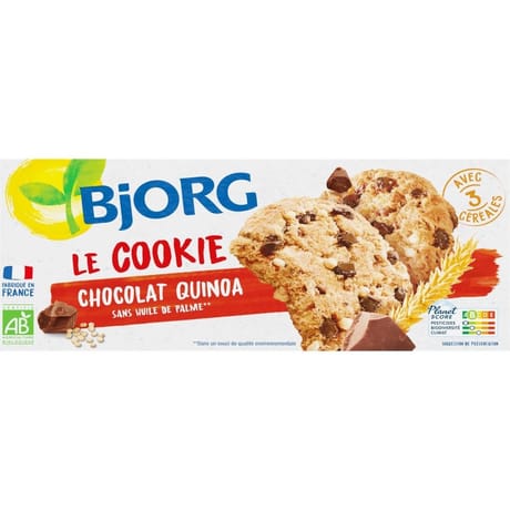 Bjorg cookies chocolat quinoa bio 175g