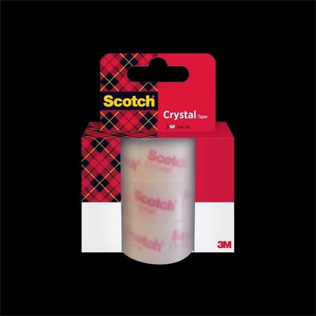 Scotch lot de 3 recharges crystal 25mx19mm