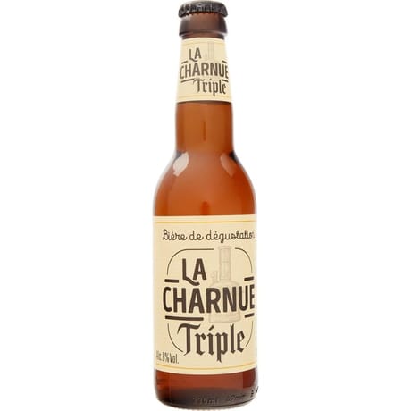 Carrefour bière la Charnue triple 33cl 8%vol