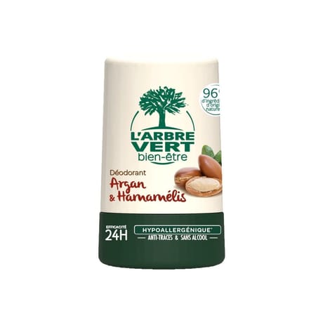 L'Arbre Vert Bien-être déodorant roll on argan 50ml