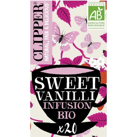 Cliper infusion sweet vanilli bio 40g
