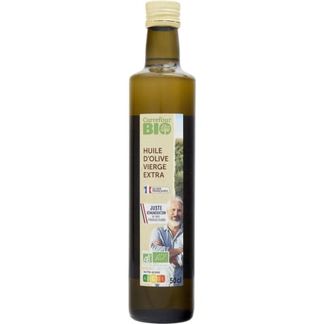 Carrefour bio huile d'olive vierge extra bio 50cl