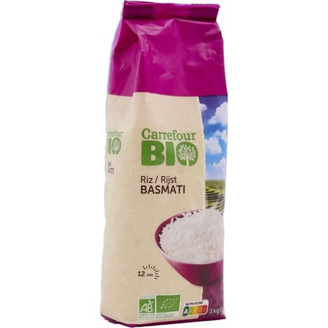 Carrefour bio riz basmati bio 1kg