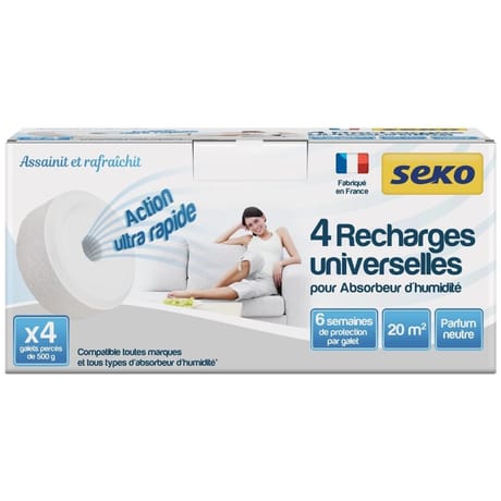 Carrefour recharge 4 galets 450g neutre