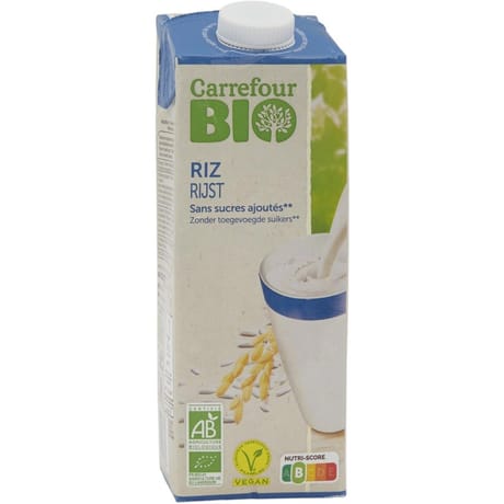 Carrefour bio boisson végétale au riz bio 1l
