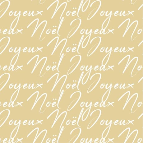 20 serviettes 33x33 cm calligraphie de noël