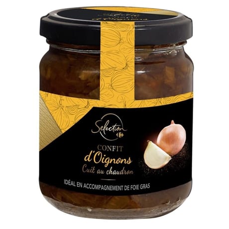 Carrefour séléction confit d'oignons 150g