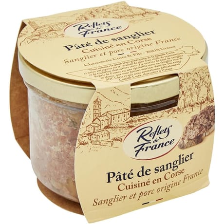 Reflets de France pâté de sanglier cuisiné en Corse 180g