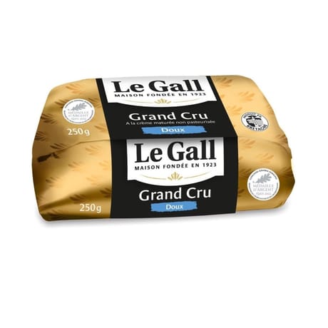 Le Gall beurre de baratte cru doux 250g