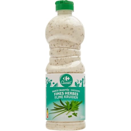 Carrefour classic' sauce crudités fines herbes 50cl