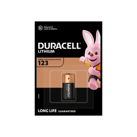 Duracell pile au lithium haute puissance - CR123 / CR123A / CR17345
