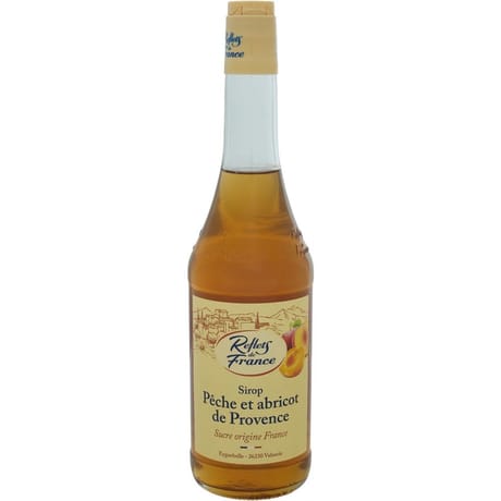 Reflets de France sirop pêche et abricot de Provence 70cl