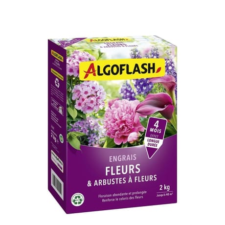 Algoflash Engrais Fleurs Et Arbustes A Fleurs 2 Kg