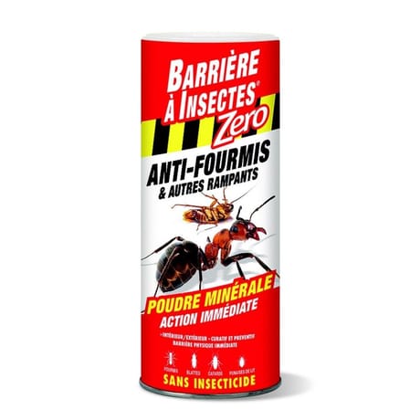 Barrière à insectes anti fourmis autres rampants zéro insecticide poudrage 250G