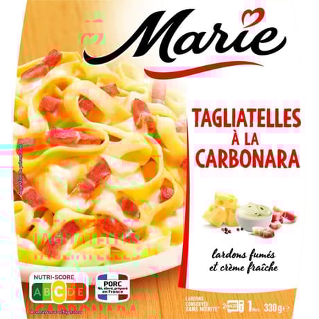 Marie tagliatelles à la carbonara 330g