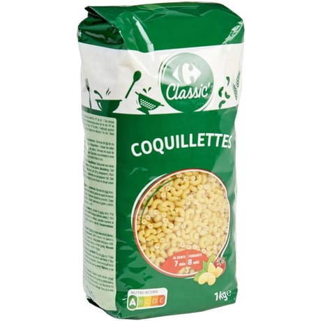 Carrefour classic' pâtes coquillettes 1kg