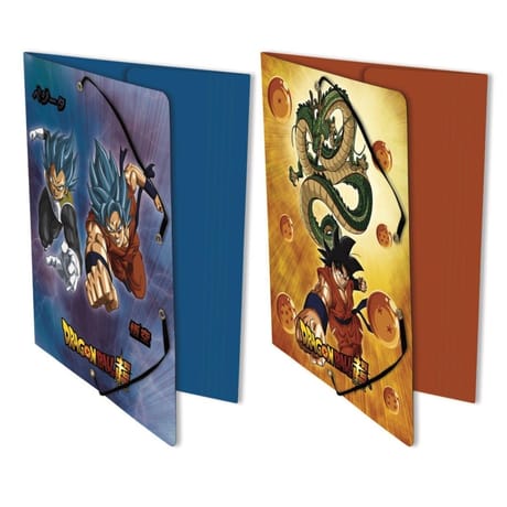 CHEMISE A ELASTIQUE 3 RABATS CARTE DRAGON BALL