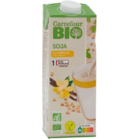 Carrefour bio boisson soja vanille 1l