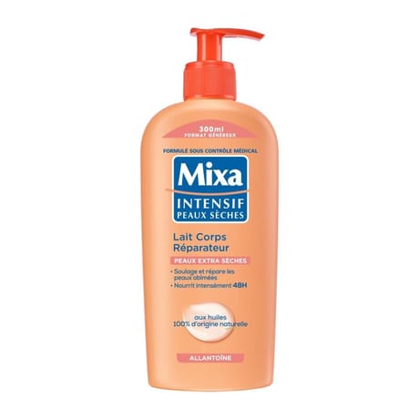 Mixa intensif peaux sèches body milk deep repair bottle & lotion 300ml