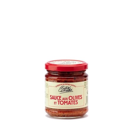 Pietro castelli sauce aux olives et tomates 190g