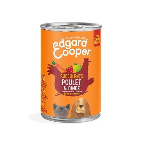 Edgar&cooper boîte chien poulet 400g