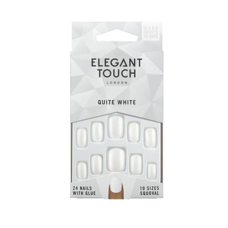 Mild & elegant faux-ongles quite white elegant touch x24