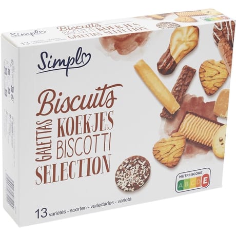 Simpl biscuits 13 variétés 500g