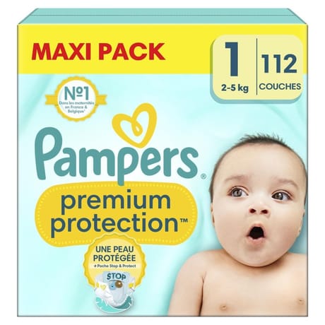Pampers premium protection new baby maxi t1 x112