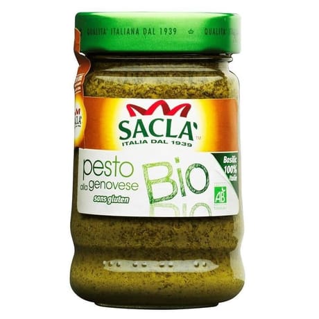 Sacla sauces pesto alla genovese bio 190g