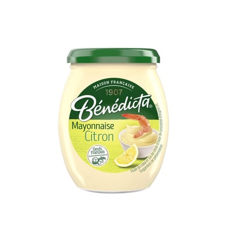 Benédicta mayonnaise citron bocal 255g