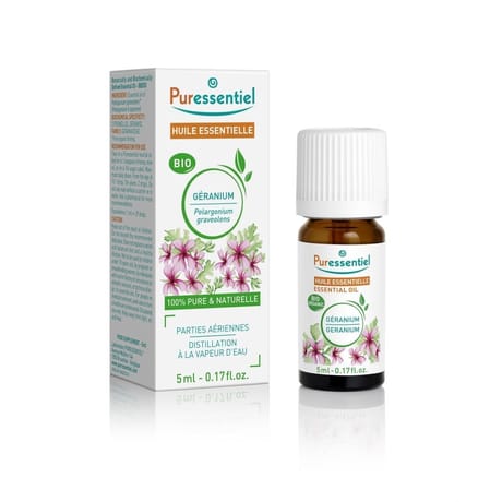 Puressentiel huile essentielle bio geranium 5ml