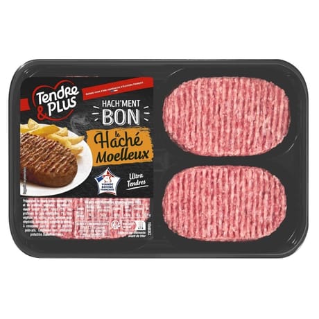Hach'ment bon hachés moelleux 15% x8 800g Tendre et Plus