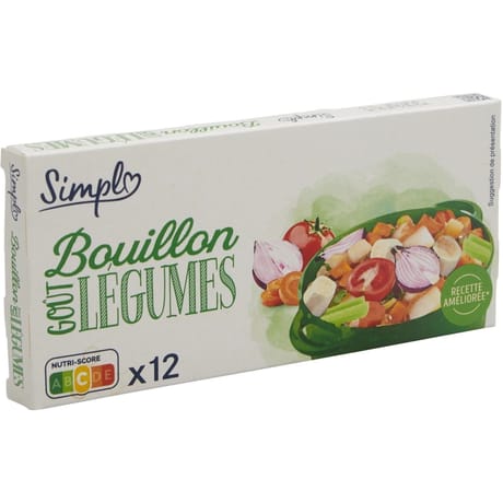 Carrefour simpl bouillon goût légumes 120g