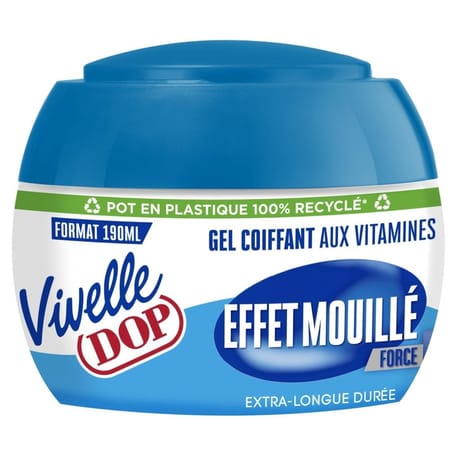 Vivelle dop gel effet mouillé pot 190 ml