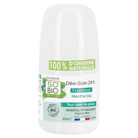 So"bio etic deo peaux normales à la poudre de bambou bio 50 ml