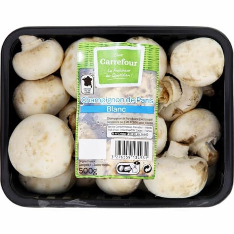 CHAMPIGNON DE PARIS BLANCS 400G CARREFOUR