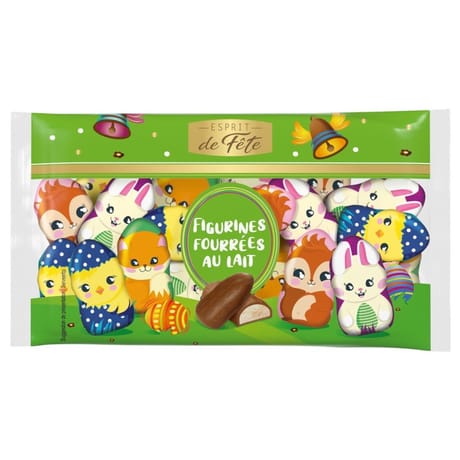 Esprit de fête sachet figurines kid lait 96g