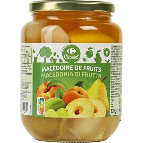 Carrefour classic' macédoine de fruits - 480g