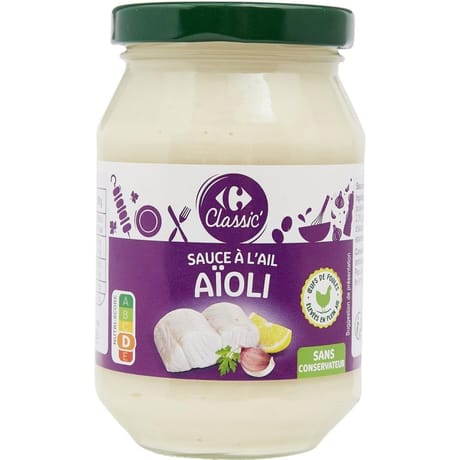 Carrefour classic' sauce aioli 245g
