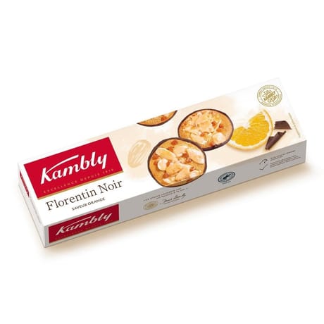 Kambly florentin chocolat noir orange 100g
