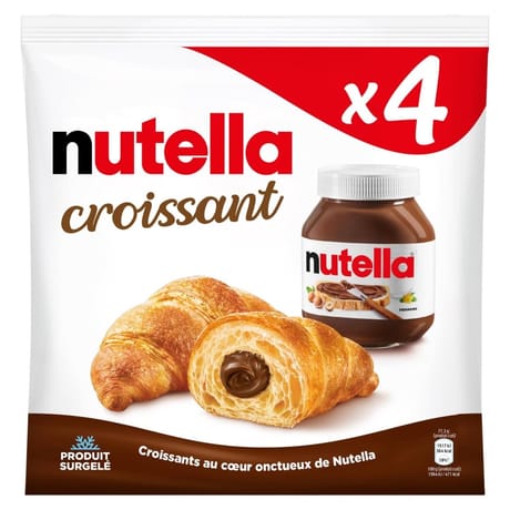Nutella croissant x4 340g