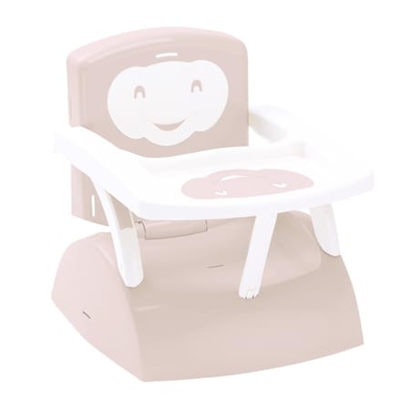 Rehausseur de table 2 en 1 babytop rose poudré