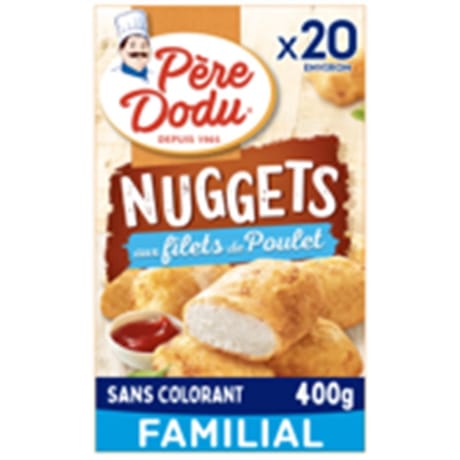 Père Dodu nuggets de poulet format familial 400g