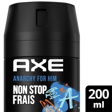 Axe déodorant Anarchy for him - grenade, bois de santal 200ml