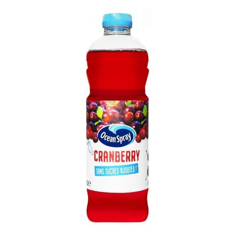 Ocean spray cranberry classic sans sucres ajoutés pet 1l