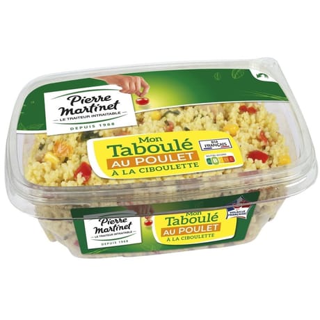 Pierre martinet taboulé au poulet à la ciboulette 500g