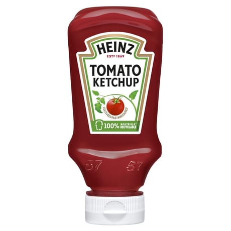 Heinz tomato ketchup 250g top down