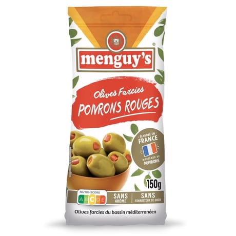 Menguy's olives farcies aux poivrons 150g
